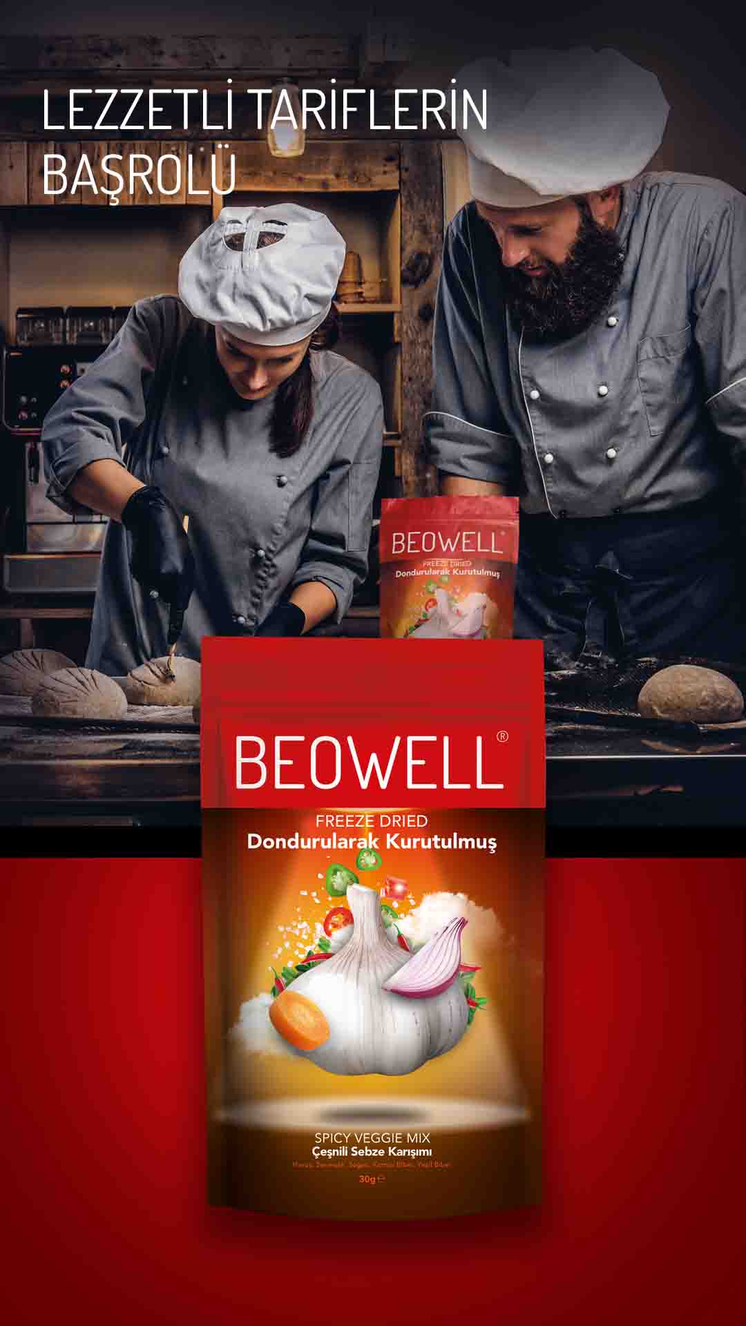 BEOWELL NUTRITION-SPICY VEGGIE MIX